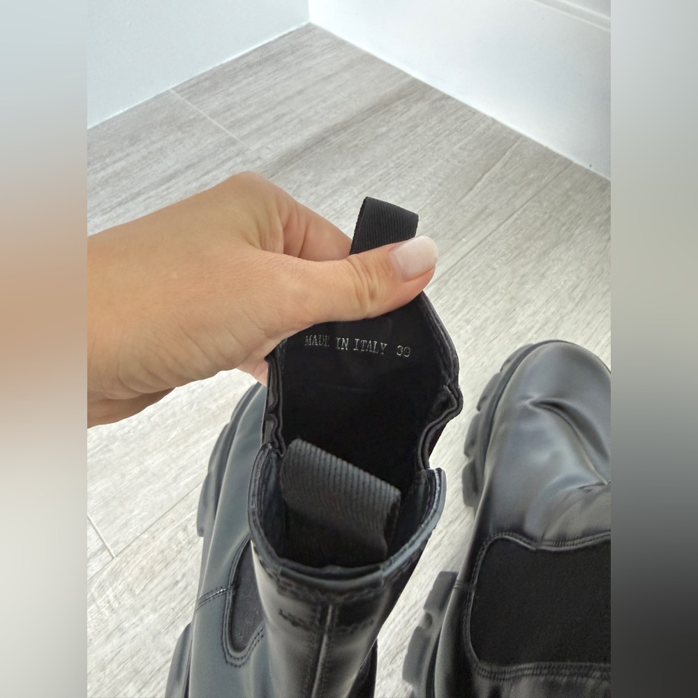 Prada Monolith Chelsea Boots Sz 39 - Picture 9 of 16